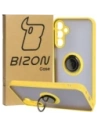 Wholesale Bizon Case Hybrid Ring Samsung Galaxy A15 5G/4G smoky with a yellow frame - BIZ4193 - {ean13} - Hurt