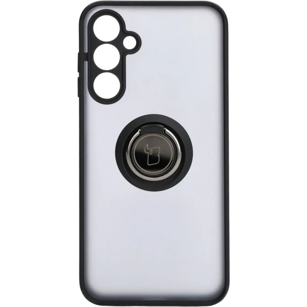 Hurtownia GSM - Bizon Case Hybrid Ring Samsung Galaxy A25 5G fumuriu cu un cadru negru - BIZ4194 - {ean13} - Hurt