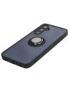 Hurtownia GSM - Etui z uchwytem na palec Bizon Case Hybrid Ring do Samsung Galaxy A25 5G przydymione z czarną ramką - BIZ4194 - {ean13} - Hurt