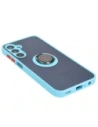 Wholesale Bizon Case Hybrid Ring Samsung Galaxy A25 5G smoky with a light blue frame - BIZ4195 - {ean13} - Hurt