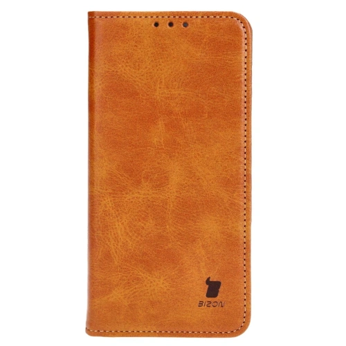 Etui z klapką Bizon Case Pocket Pro do Samsung Galaxy S24 Plus brązowe