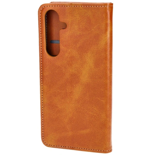 Etui z klapką Bizon Case Pocket Pro do Samsung Galaxy S24 Plus brązowe