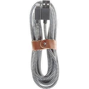 Hurtownia GSM - Kabel Native Union Belt Cable Lightning ze skórzanym zapięciem 3m (zebra) - NTU005ZEB - {ean13} - Hurt