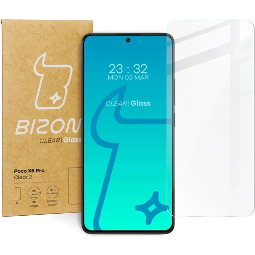 Szkło hartowane Bizon Glass Clear 2 do Xiaomi Poco X6 Pro