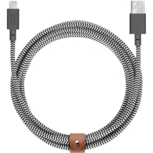 Hurtownia GSM - Kabel Native Union Belt Cable Lightning ze skórzanym zapięciem 3m (zebra) - NTU005ZEB - {ean13} - Hurt