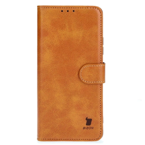 Etui z klapką Bizon Case Pocket do Oppo A79 5G brązowe