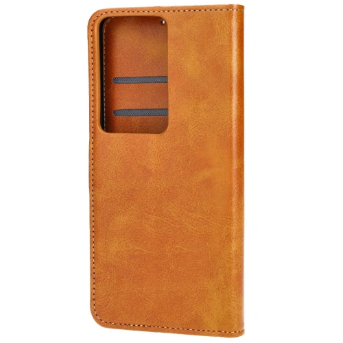 Etui z klapką Bizon Case Pocket do Oppo A79 5G brązowe