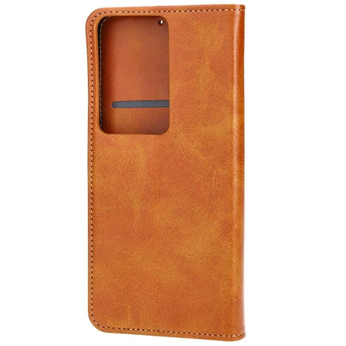 Etui z klapką Bizon Case Pocket Pro do Oppo A79 5G brązowe