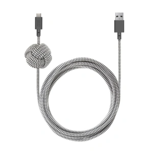 Hurtownia GSM - Kabel Native Union Night Cable Lightning z węzłem 3m (zebra) - NTU006ZEB - {ean13} - Hurt
