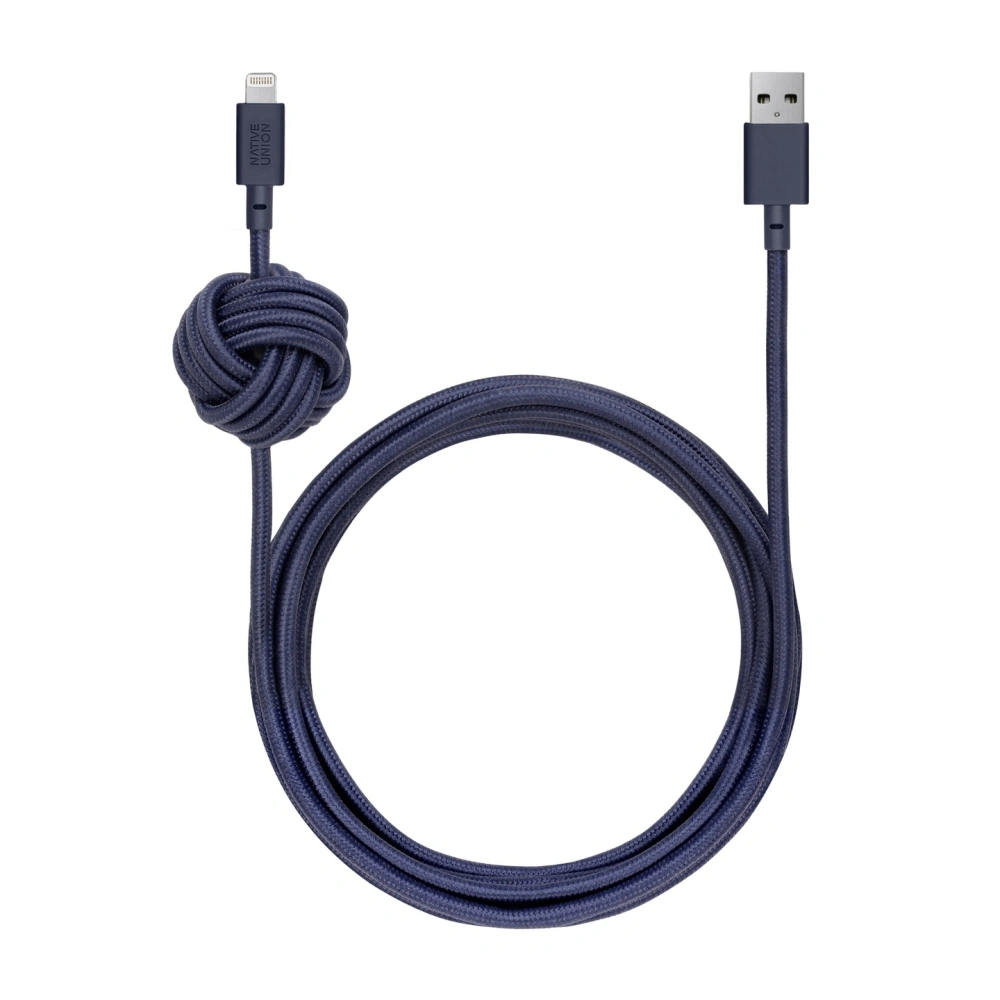 Hurtownia GSM - Kabel Native Union Night Cable Lightning z węzłem 3m (marine) - NTU007MAR - {ean13} - Hurt
