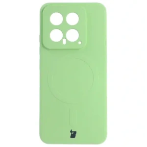Hurtownia GSM - Bizon Case Silicone Magnetic Sq Xiaomi 14 világos zöld - BIZ4231 - {ean13} - Hurt