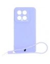 Bizon Case Silicone Magnetic Sq Xiaomi 14 violet deschis