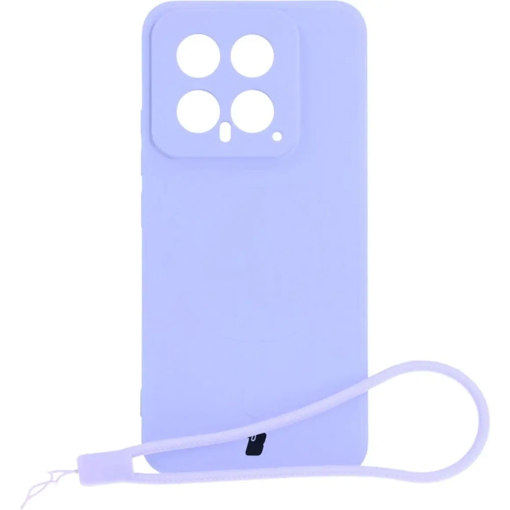 Wholesale Bizon Case Silicone Magnetic Sq Xiaomi 14 light purple - BIZ4232 - {ean13} - Hurt