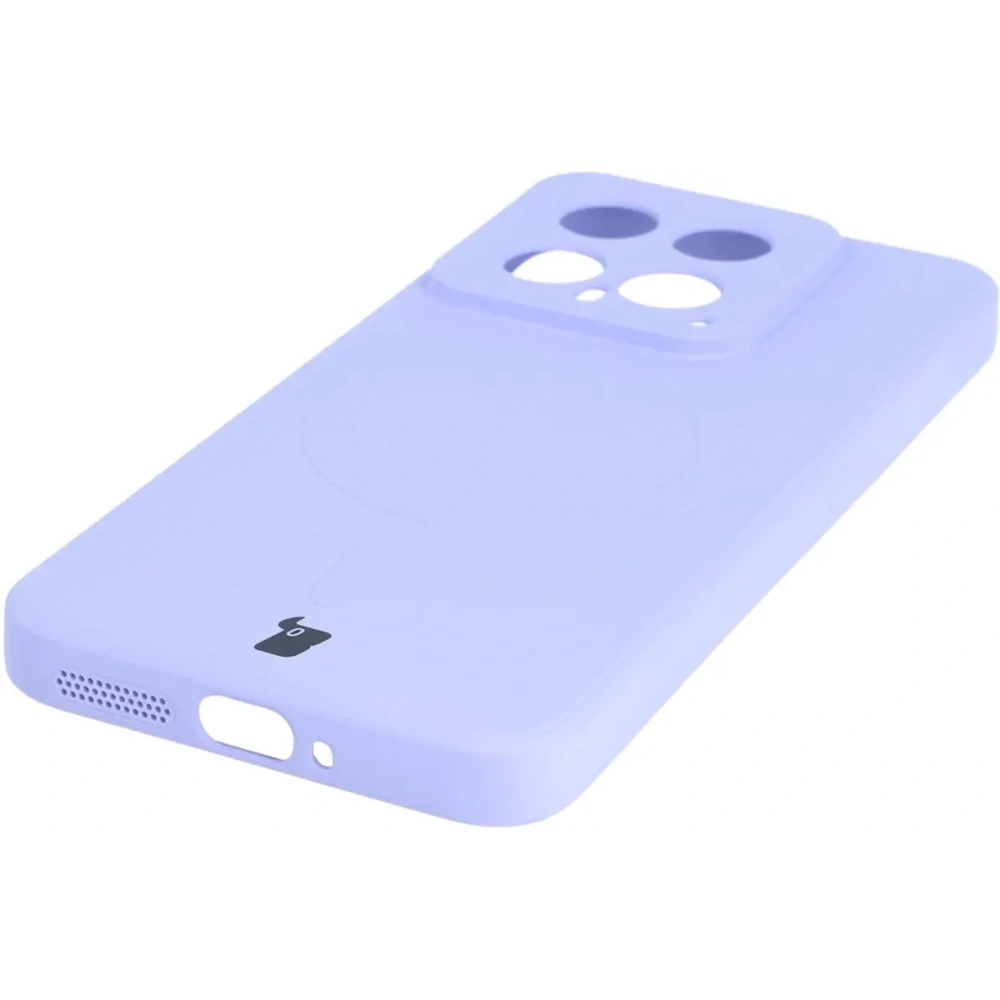 Wholesale Bizon Case Silicone Magnetic Sq Xiaomi 14 light purple - BIZ4232 - {ean13} - Hurt