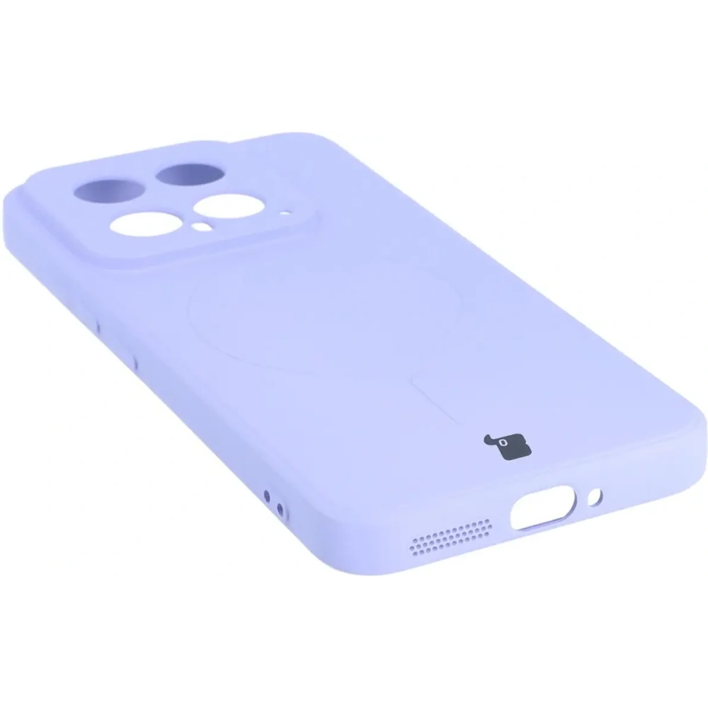 Wholesale Bizon Case Silicone Magnetic Sq Xiaomi 14 light purple - BIZ4232 - {ean13} - Hurt
