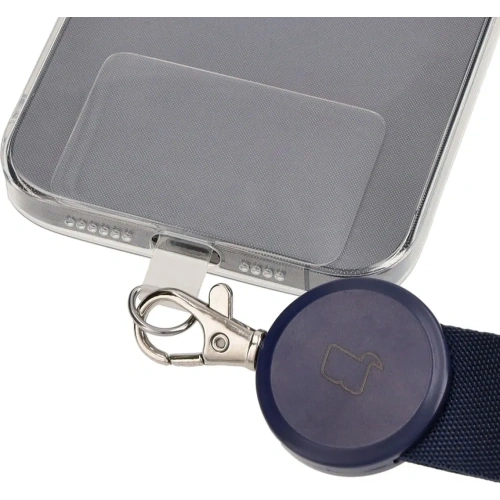 Smyczka do telefonu Bizon Accessories Leash Dragonfly niebieska