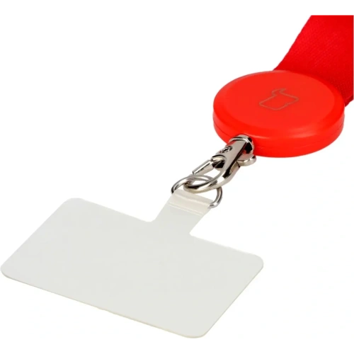 Smyczka do telefonu Bizon Accessories Leash Dragonfly czerwona