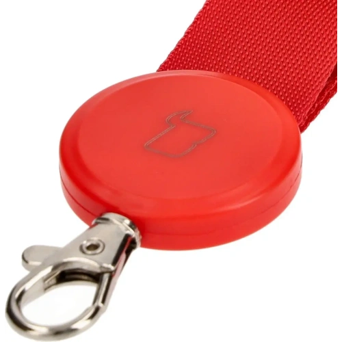 Smyczka do telefonu Bizon Accessories Leash Dragonfly czerwona