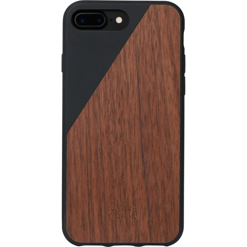 Hurtownia GSM - Etui Native Union Clic Wooden Apple iPhone 7/8 Plus (czarna) - NTU011BLK - {ean13} - Hurt