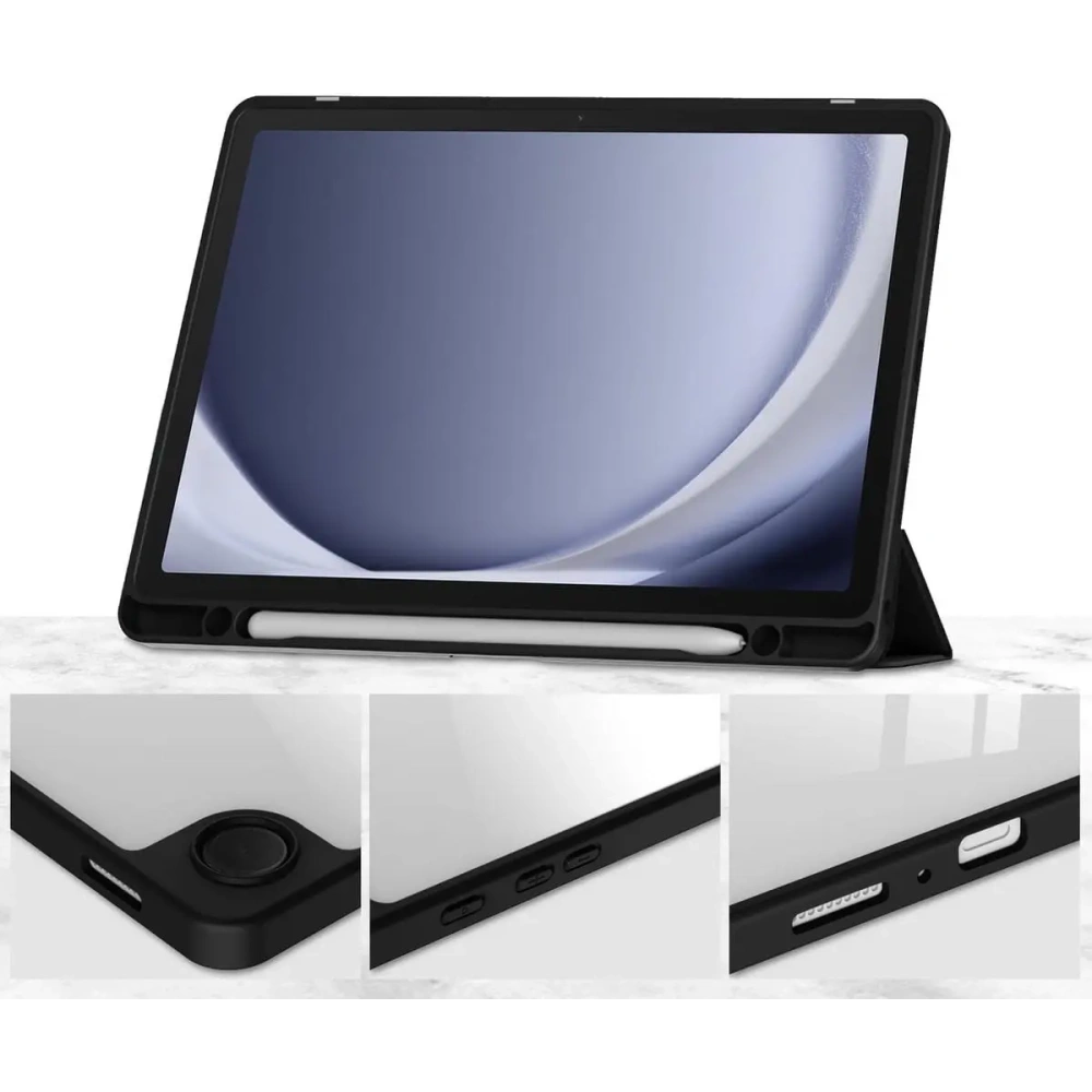 Hurtownia GSM - Bizon Case Tab Átlátszó Matt Samsung Galaxy Tab A9 Plus fekete - BIZ4242 - {ean13} - Hurt