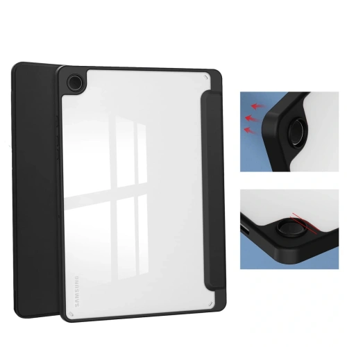 Etui Bizon Case Tab Clear Matt do Samsung Galaxy Tab A9 Plus czarne