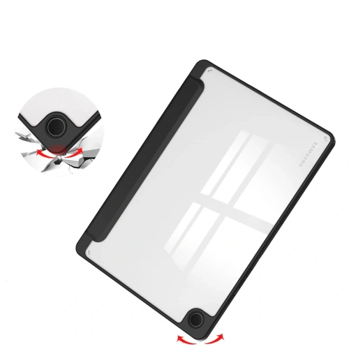 Etui Bizon Case Tab Clear Matt do Samsung Galaxy Tab A9 Plus czarne