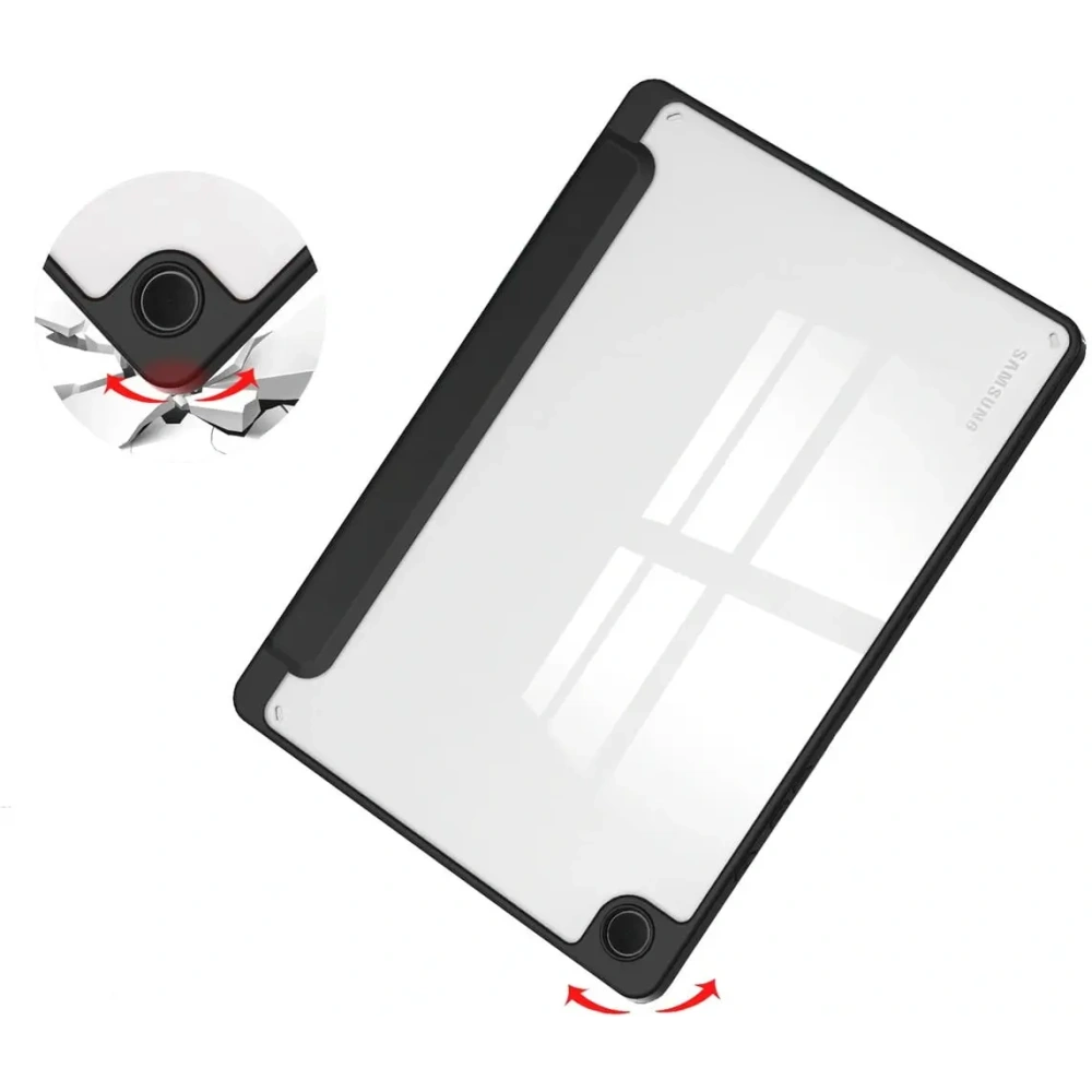 Hurtownia GSM - Bizon Case Tab Átlátszó Matt Samsung Galaxy Tab A9 Plus fekete - BIZ4242 - {ean13} - Hurt