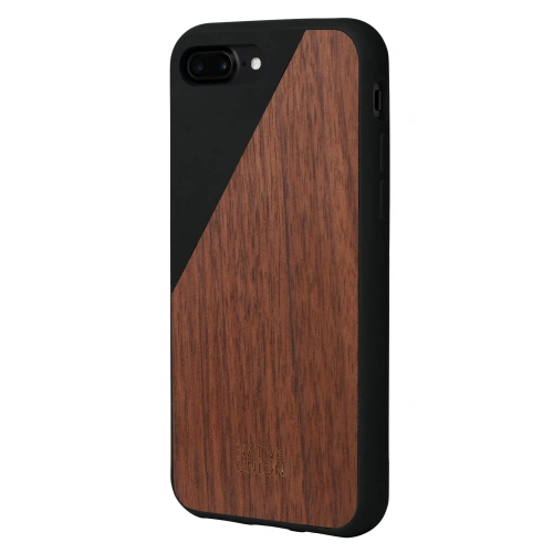 Etui Native Union Clic Wooden Apple iPhone 7/8 Plus (czarna)