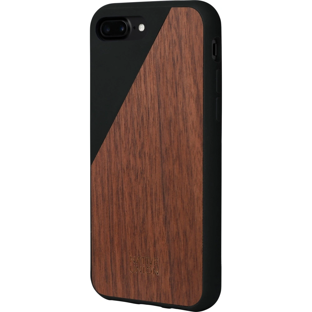 Hurtownia GSM - Etui Native Union Clic Wooden Apple iPhone 7/8 Plus (czarna) - NTU011BLK - {ean13} - Hurt