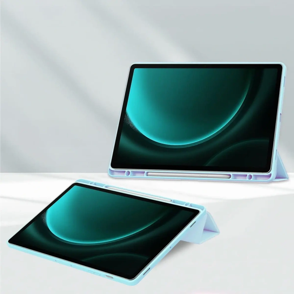 Hurtownia GSM - Bizon Case Tab Átlátszó Matt Samsung Galaxy Tab S9 FE Plus kék - BIZ4243 - {ean13} - Hurt