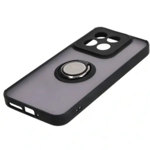 Wholesale Bizon Case Hybrid Ring Xiaomi 14 smoky with a black frame - BIZ4244 - {ean13} - Hurt
