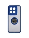 Wholesale Bizon Case Hybrid Ring Xiaomi 14 smoky with a navy blue frame - BIZ4245 - {ean13} - Hurt
