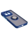 Hurtownia GSM - Bizon Case Hybrid Ring Xiaomi 14 fumuriu cu un cadru albastru marin - BIZ4245 - {ean13} - Hurt