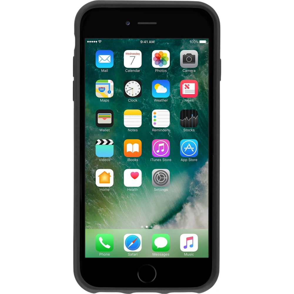 Hurtownia GSM - Etui Native Union Clic Wooden Apple iPhone 7/8 Plus (czarna) - NTU011BLK - {ean13} - Hurt