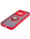 Wholesale Bizon Case Hybrid Ring Xiaomi 14 smoky with a red frame - BIZ4247 - {ean13} - Hurt