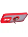 Wholesale Bizon Case Hybrid Ring Xiaomi 14 smoky with a red frame - BIZ4247 - {ean13} - Hurt