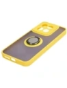 Hurtownia GSM - Bizon Case Hybrid Ring Xiaomi 14 fumuriu cu un cadru galben - BIZ4249 - {ean13} - Hurt