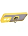 Wholesale Bizon Case Hybrid Ring Xiaomi 14 smoky with a yellow frame - BIZ4249 - {ean13} - Hurt