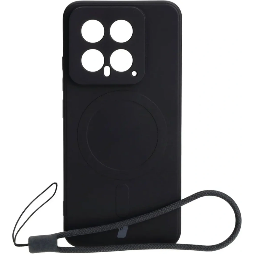 Wholesale Bizon Case Silicone Magnetic Sq Xiaomi 14 black - BIZ4250 - {ean13} - Hurt