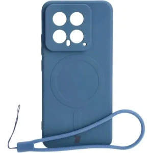 Wholesale Bizon Case Silicone Magnetic Sq Xiaomi 14 navy blue - BIZ4251 - {ean13} - Hurt