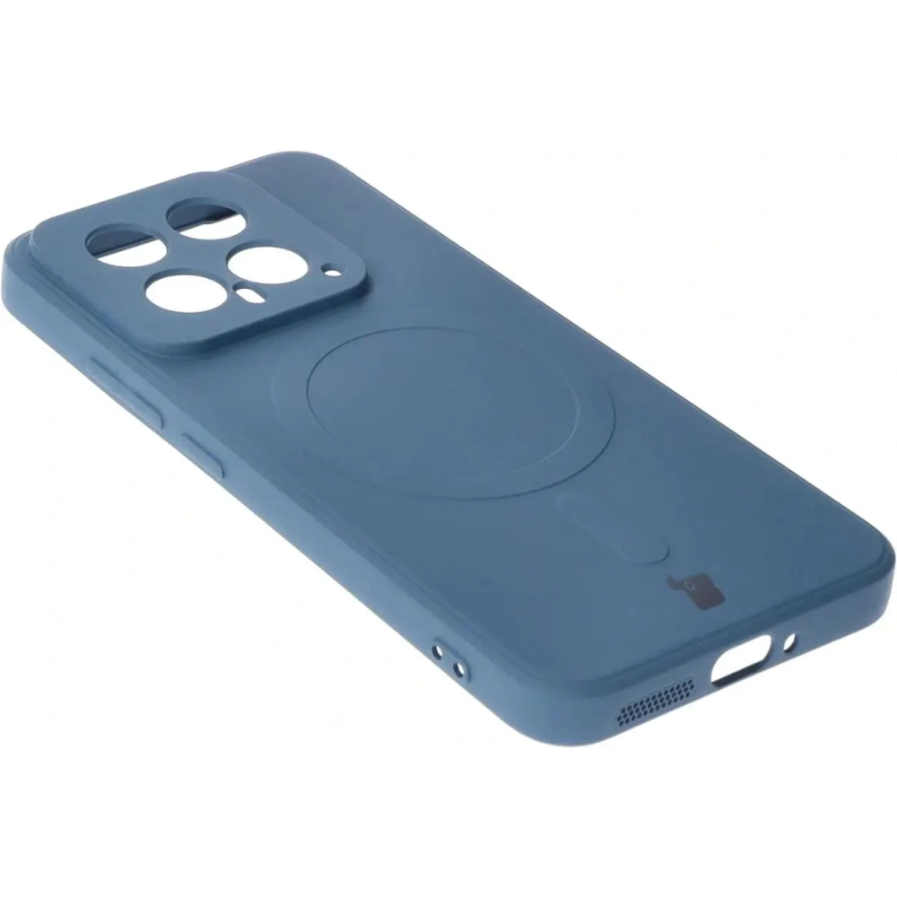 Wholesale Bizon Case Silicone Magnetic Sq Xiaomi 14 navy blue - BIZ4251 - {ean13} - Hurt