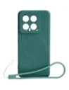 Wholesale Bizon Case Silicone Magnetic Sq Xiaomi 14 dark green - BIZ4252 - {ean13} - Hurt