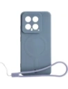 Bizon Case Silicone Magnetic Sq Xiaomi 14 grey