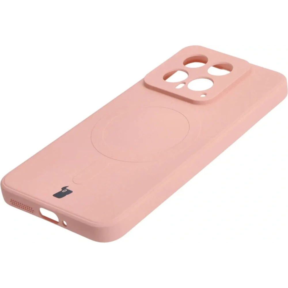 Wholesale Bizon Case Silicone Magnetic Sq Xiaomi 14 light pink - BIZ4254 - {ean13} - Hurt