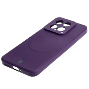 Wholesale Bizon Case Silicone Magnetic Sq Xiaomi 14 plum - BIZ4255 - {ean13} - Hurt