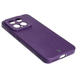 Wholesale Bizon Case Silicone Magnetic Sq Xiaomi 14 plum - BIZ4255 - {ean13} - Hurt