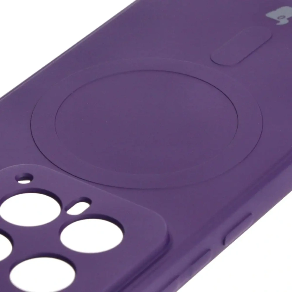 Wholesale Bizon Case Silicone Magnetic Sq Xiaomi 14 plum - BIZ4255 - {ean13} - Hurt