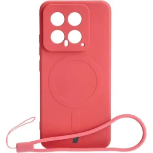 Hurtownia GSM - Bizon Case Silikon Magnetic Sq Xiaomi 14 schmutziges Rosa - BIZ4256 - {ean13} - Hurt