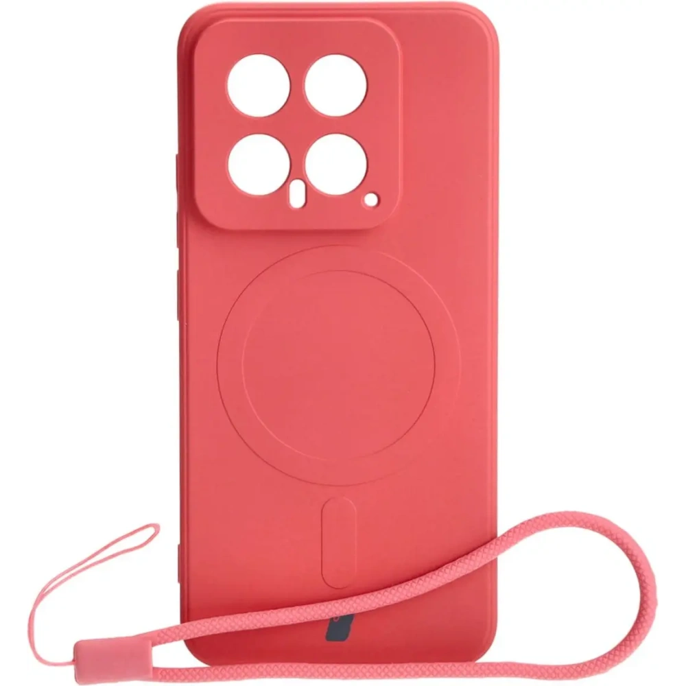 Wholesale Bizon Case Silicone Magnetic Sq Xiaomi 14 dirty pink - BIZ4256 - {ean13} - Hurt