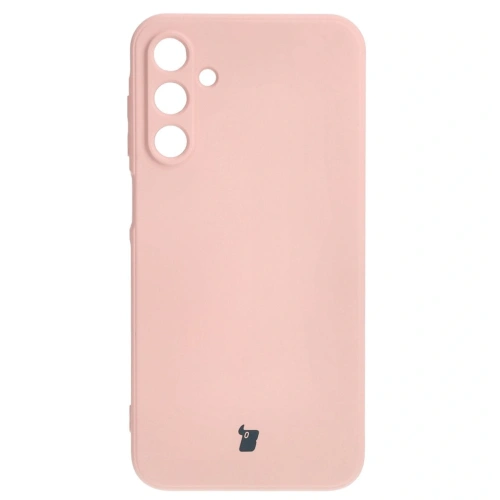 Etui Bizon Case Silicone Sq do Samsung Galaxy A15 4G/5G jasnoróżowe